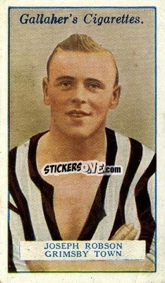 Cromo Joseph Robson - Footballers 1928
 - Gallaher Ltd.
