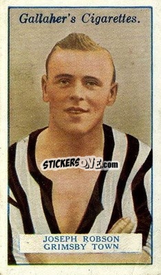 Figurina Joseph Robson - Footballers 1928
 n. 79 - Gallaher Ltd.

