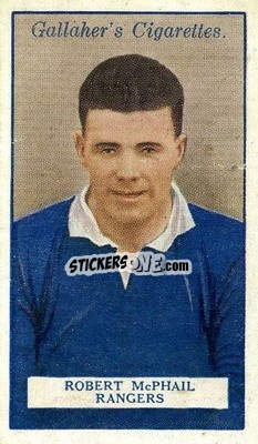 Figurina Robert McPhail - Footballers 1928
 n. 98 - Gallaher Ltd.
