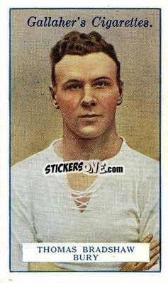 Sticker Thomas Bradshaw - Footballers 1928
 n. 67 - Gallaher Ltd.
