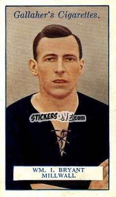 Sticker Wm I Bryant - Footballers 1928
 n. 87 - Gallaher Ltd.
