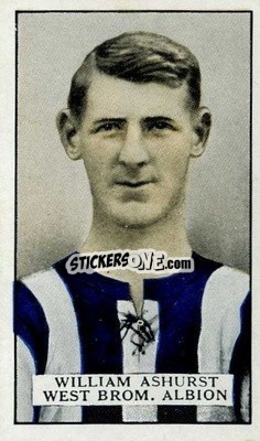 Sticker Bill Ashurst - Famous Footballers 1926
 - Gallaher Ltd.
