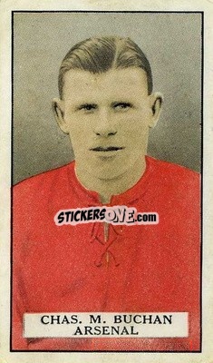 Sticker Charlie Buchan - Famous Footballers 1926
 n. 7 - Gallaher Ltd.
