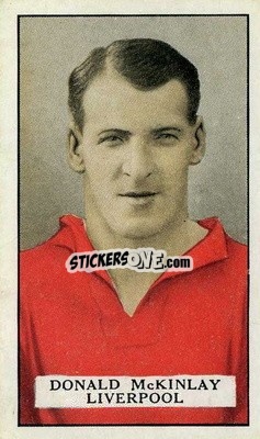 Sticker Donald McKinlay - Famous Footballers 1926
 - Gallaher Ltd.
