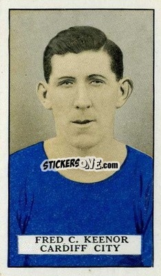 Cromo Fred Keenor - Famous Footballers 1926
 - Gallaher Ltd.
