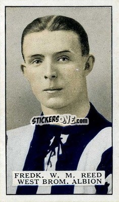 Sticker Fred Reed - Famous Footballers 1926
 - Gallaher Ltd.
