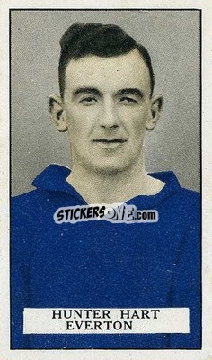 Sticker Hunter Hart - Famous Footballers 1926
 n. 10 - Gallaher Ltd.
