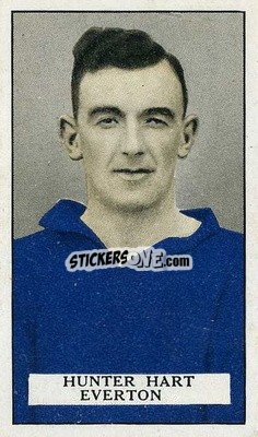 Cromo Hunter Hart - Famous Footballers 1926
 - Gallaher Ltd.
