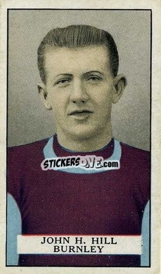 Sticker Jack Hill - Famous Footballers 1926
 n. 9 - Gallaher Ltd.
