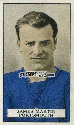 Sticker James Martin - Famous Footballers 1926
 n. 40 - Gallaher Ltd.
