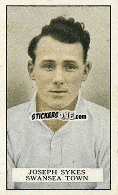Cromo Joe Sykes - Famous Footballers 1926
 - Gallaher Ltd.
