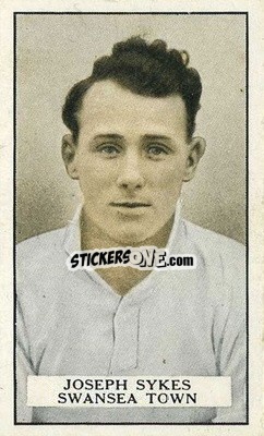 Figurina Joe Sykes - Famous Footballers 1926
 n. 35 - Gallaher Ltd.
