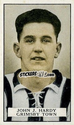 Sticker John Hardy - Famous Footballers 1926
 - Gallaher Ltd.
