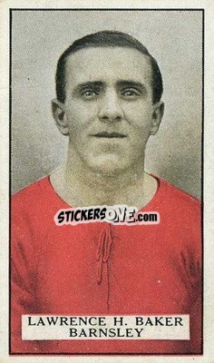 Sticker Len Baker - Famous Footballers 1926
 - Gallaher Ltd.

