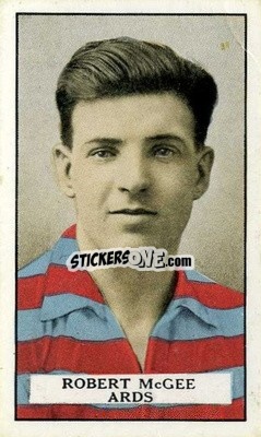 Figurina Robert McGee - Famous Footballers 1926
 n. 43 - Gallaher Ltd.
