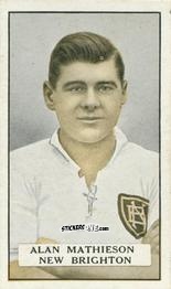 Figurina A. Mathieson - Famous Footballers 1925
 n. 69 - Gallaher Ltd.
