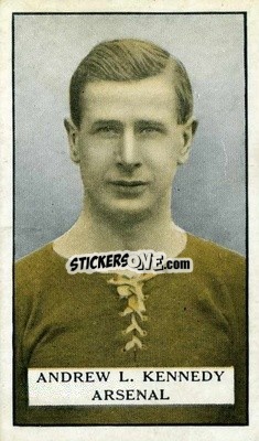 Sticker A.L. Kennedy - Famous Footballers 1925
 - Gallaher Ltd.
