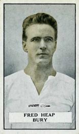 Cromo F. Heap - Famous Footballers 1925
 n. 64 - Gallaher Ltd.
