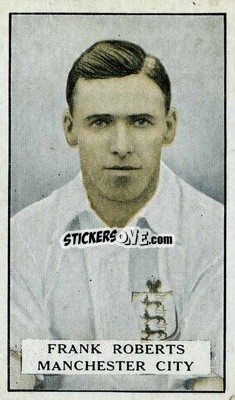 Figurina F. Roberts - Famous Footballers 1925
 n. 41 - Gallaher Ltd.
