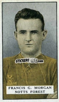 Sticker F.G. Morgan - Famous Footballers 1925
 - Gallaher Ltd.
