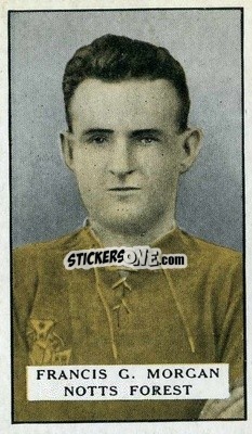 Sticker F.G. Morgan - Famous Footballers 1925
 n. 20 - Gallaher Ltd.
