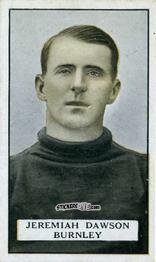 Figurina J. Dawson - Famous Footballers 1925
 n. 74 - Gallaher Ltd.
