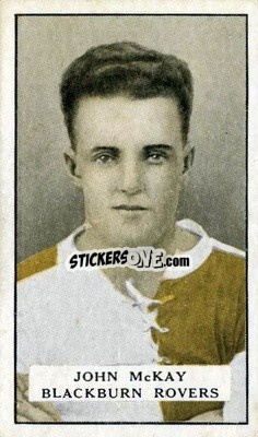 Sticker J. McKay - Famous Footballers 1925
 n. 12 - Gallaher Ltd.
