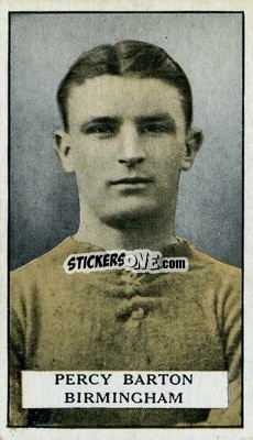 Sticker P. Barton - Famous Footballers 1925
 n. 30 - Gallaher Ltd.
