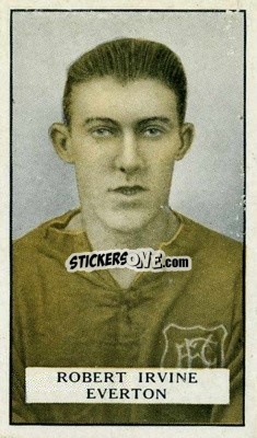 Sticker R. Irvine - Famous Footballers 1925
 n. 52 - Gallaher Ltd.
