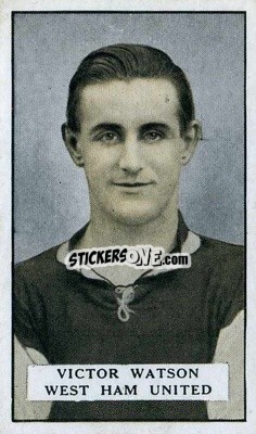 Figurina V. Watson - Famous Footballers 1925
 n. 19 - Gallaher Ltd.
