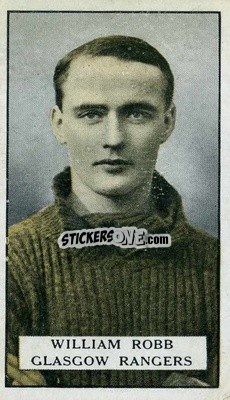 Sticker W. Robb - Famous Footballers 1925
 - Gallaher Ltd.
