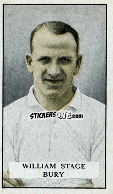 Sticker W. Stage - Famous Footballers 1925
 - Gallaher Ltd.

