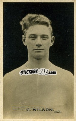 Sticker George Wilson - Famous British Footballers 1921
 n. 3 - D.C. Thomson