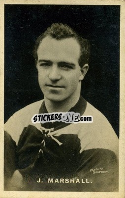 Cromo Jock Marshall - Famous British Footballers 1921
 n. 4 - D.C. Thomson