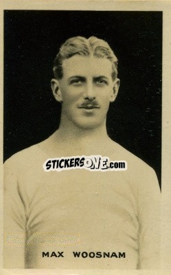 Sticker Max Woosnam - Famous British Footballers 1921
 n. 7 - D.C. Thomson