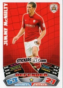 Sticker Jimmy McNulty - NPower Championship 2011-2012. Match Attax - Topps