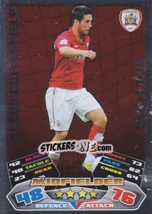 Sticker Jacob Butterfield - NPower Championship 2011-2012. Match Attax n. 7 - Topps
