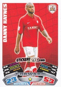 Sticker Danny Haynes - NPower Championship 2011-2012. Match Attax n. 10 - Topps