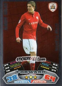 Sticker Andy Gray - NPower Championship 2011-2012. Match Attax n. 11 - Topps