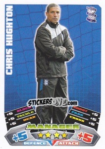 Sticker Chris Hughton - NPower Championship 2011-2012. Match Attax n. 12 - Topps