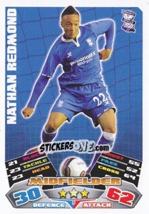 Sticker Nathan Redmond - NPower Championship 2011-2012. Match Attax - Topps