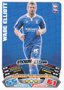 Sticker Wade Elliott - NPower Championship 2011-2012. Match Attax n. 18 - Topps