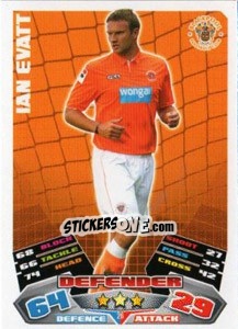 Figurina Ian Evatt - NPower Championship 2011-2012. Match Attax - Topps