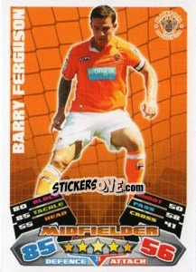 Sticker Barry Ferguson - NPower Championship 2011-2012. Match Attax n. 28 - Topps