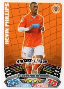 Sticker Kevin Phillips - NPower Championship 2011-2012. Match Attax n. 33 - Topps