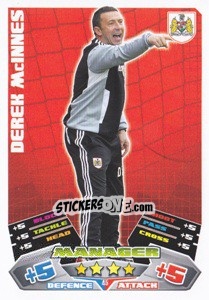 Sticker Derek McInnes - NPower Championship 2011-2012. Match Attax - Topps
