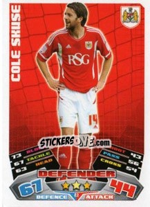 Sticker Cole Skuse - NPower Championship 2011-2012. Match Attax n. 49 - Topps
