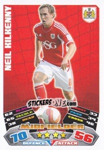 Sticker Neil Kilkenny - NPower Championship 2011-2012. Match Attax n. 53 - Topps