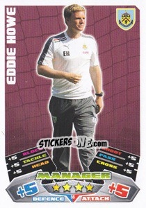 Figurina Eddie Howe - NPower Championship 2011-2012. Match Attax - Topps