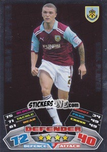 Sticker Kieran Trippier - NPower Championship 2011-2012. Match Attax n. 58 - Topps